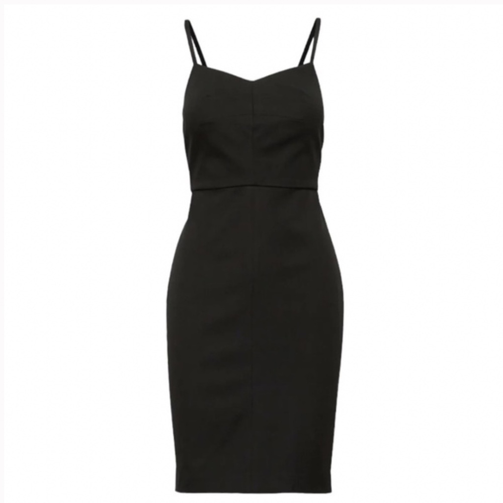 BANANA REPUBLIC Bi-Stretch Sloan Strappy Cami Sheath Dress 0